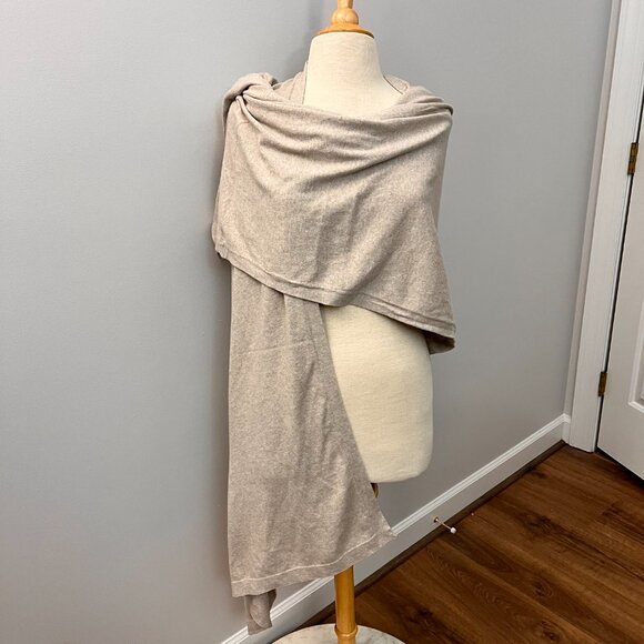 zestt Neutral Beige Wrap Scarf - Picture 3 of 11